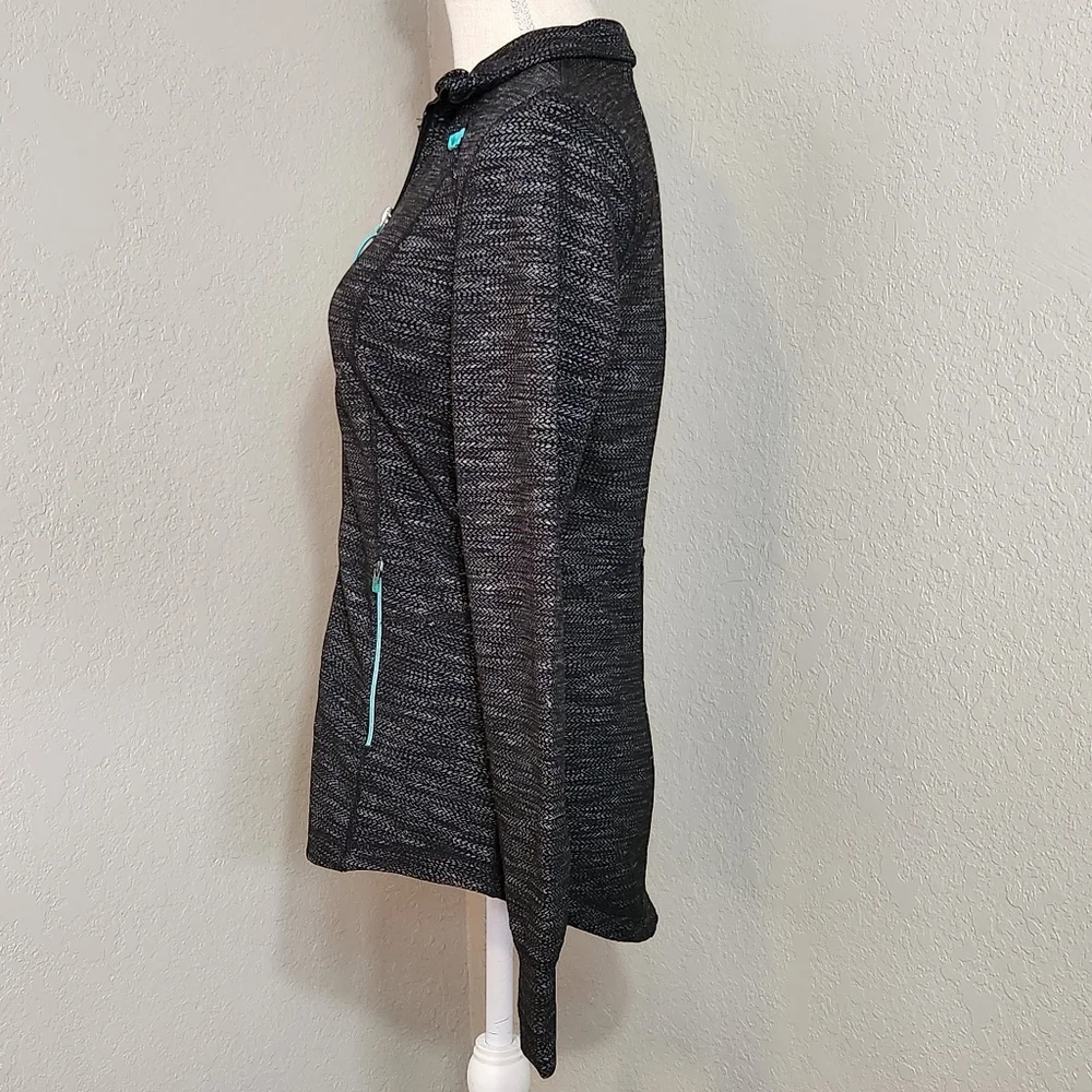 Tangerine Athletic Small Jacket Gray Full Front Zipper Sweater